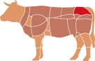 Huft-Steak - Teilstück vom Rind