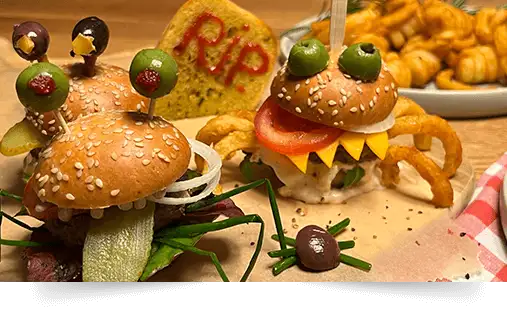 Mini-Burger-Monster und Zombie-Nuggets