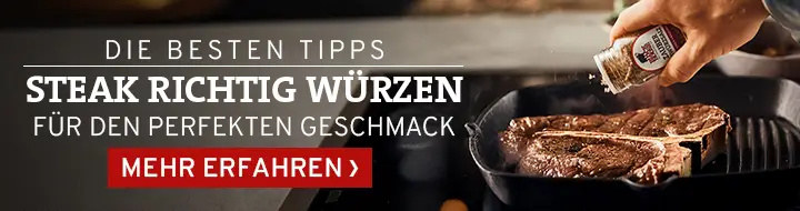 Das Steak richtig würzen für den perfekten Geschmack