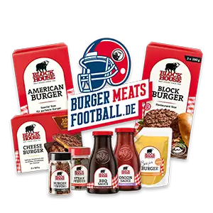 Burger Meats Football BBQ-Box Produktbild