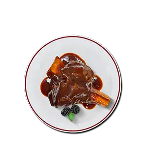 Hirschhaxe in Brombeersauce Produktbild