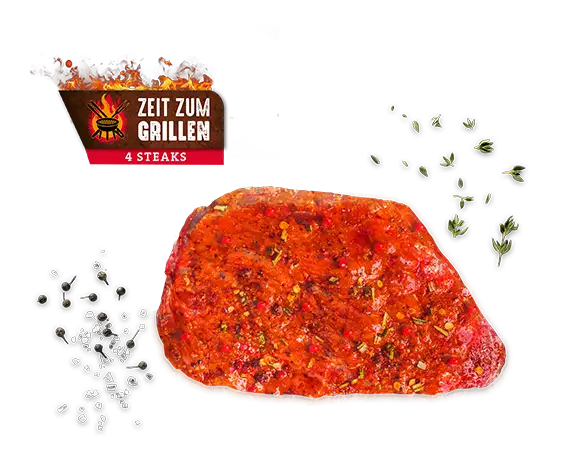 Red Pepper Sirloin Steaks Produktbild  L