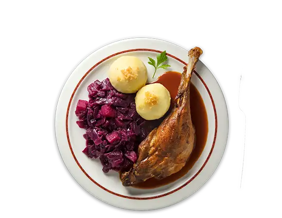 Gänsekeule Gericht Produktbild