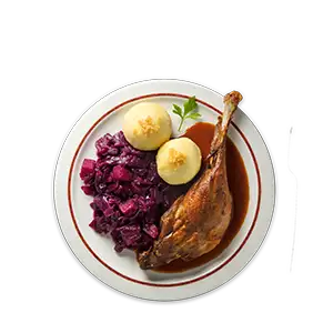 Gänsekeule Gericht Produktbild