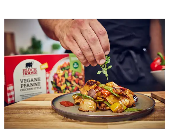 Vegan Chicken Pfanne Teriyaki Produktbild  L