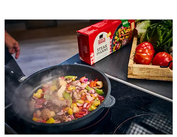 Steak Pfanne Kräuter Produktbild  L