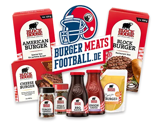 Burger Meats Football Box