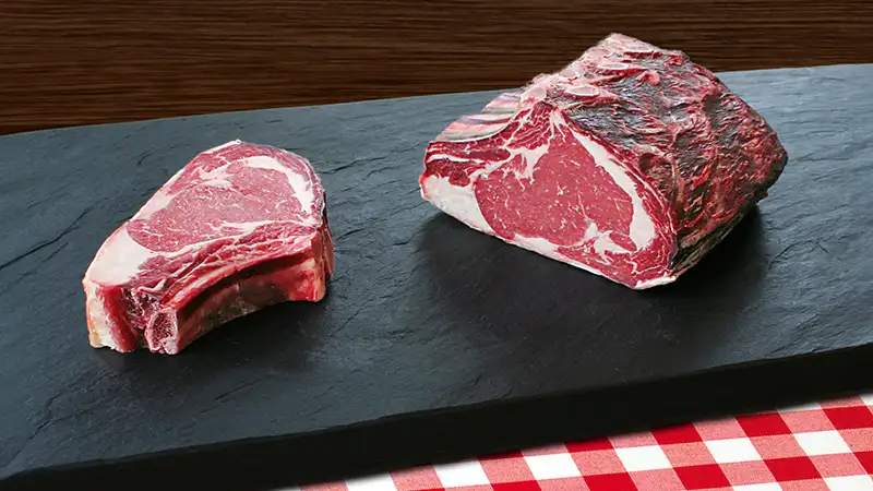 Steak salzen