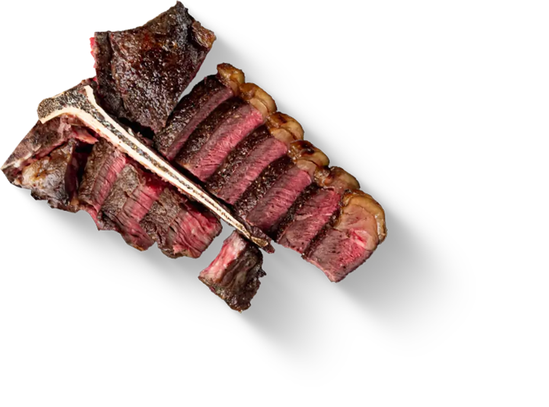 Porterhouse- Steak richtig zu schneiden