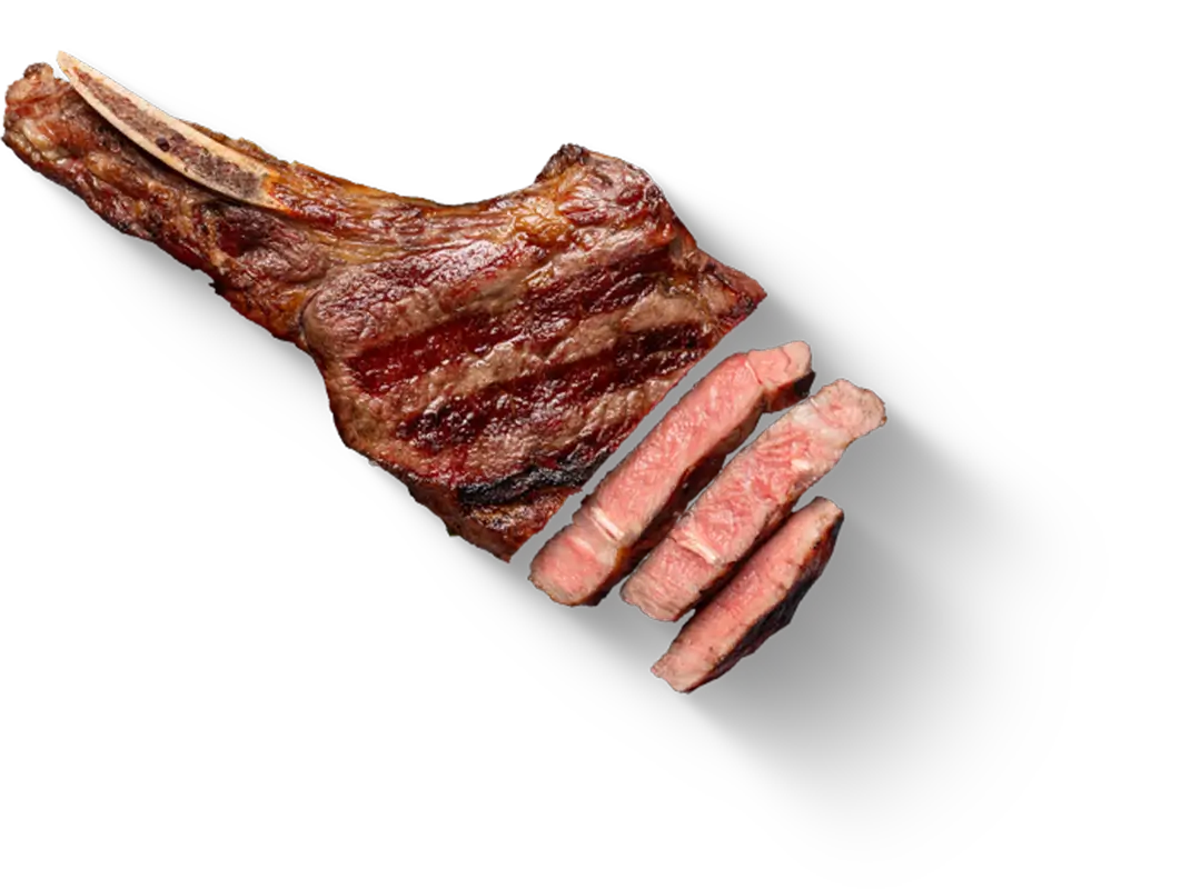 Tomahawk Steak richtig zu schneiden