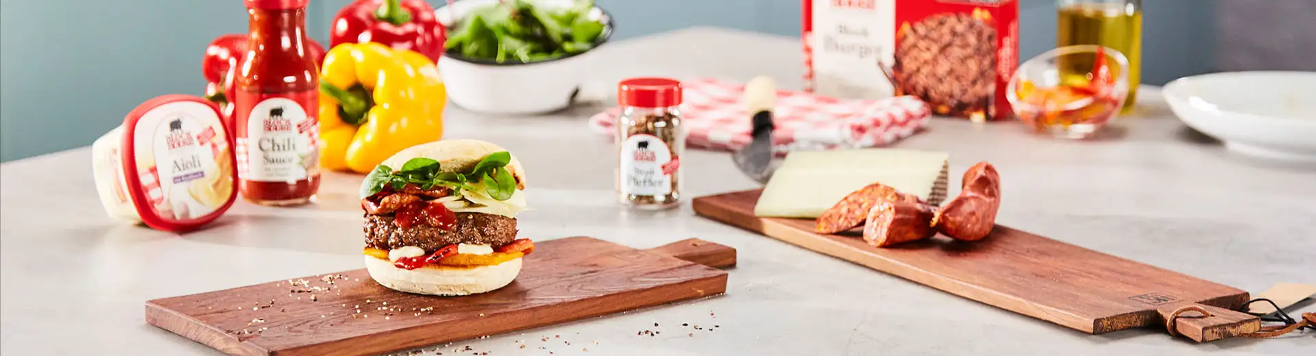 Burger für "Temperament-Griller"