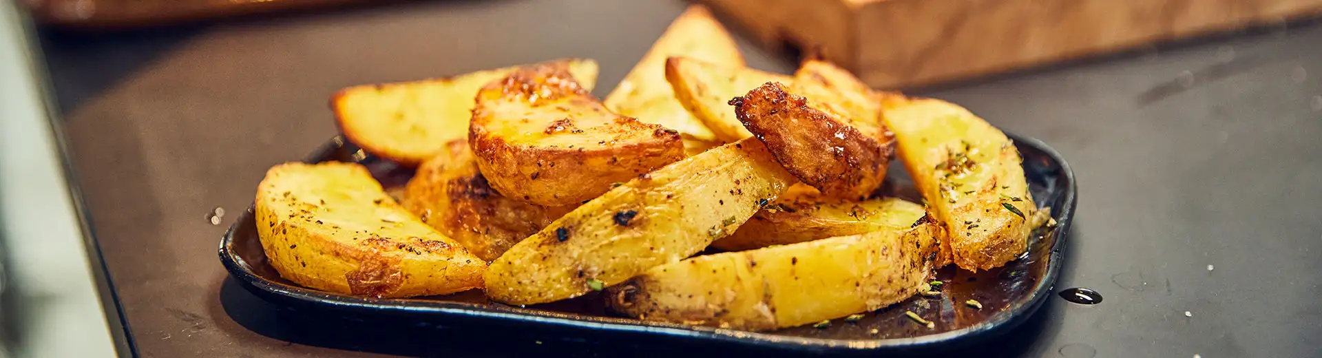 Steak House Wedges mit Sour Cream