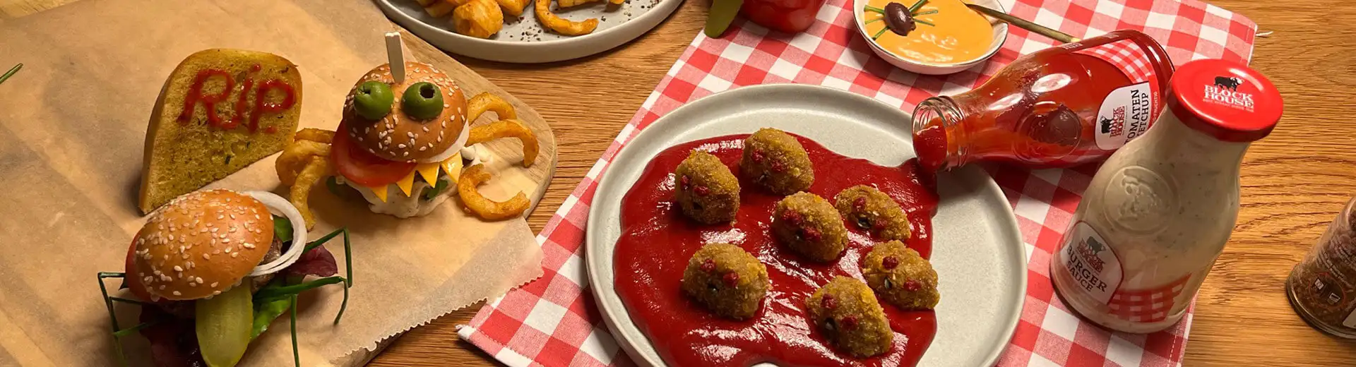 Mini-Burger-Monster und Zombie-Nuggets