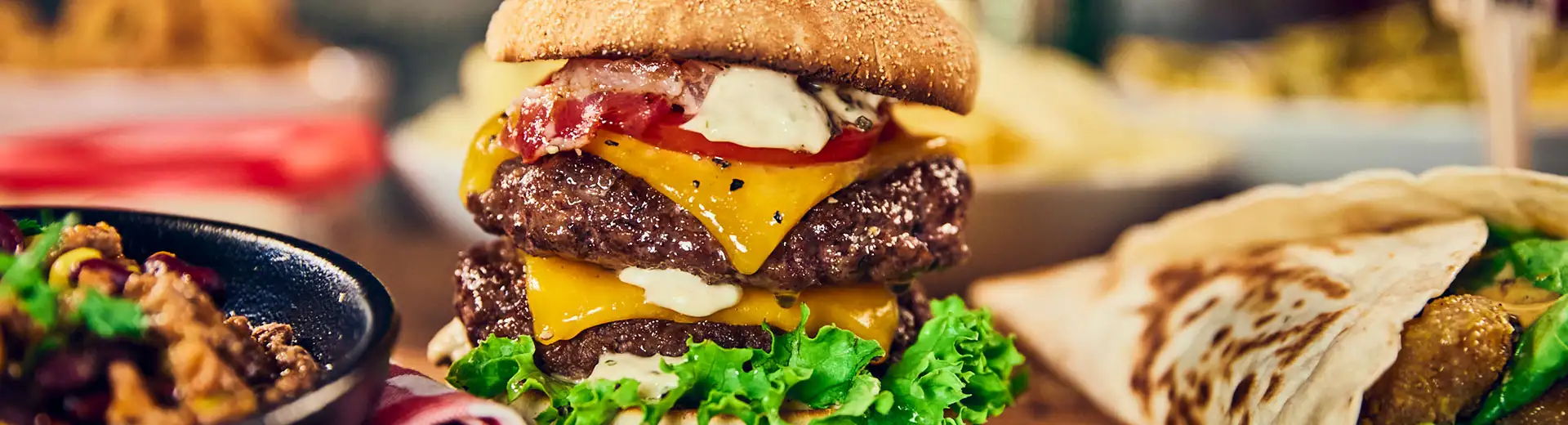 Der Doppel-House-Burger