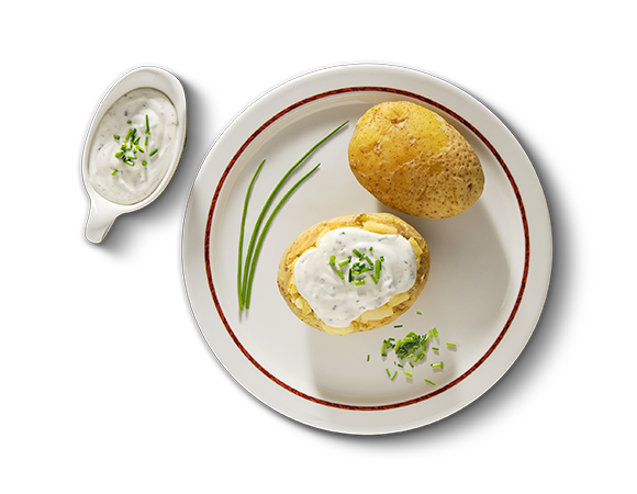 Baked Potatoes mit Sour Cream