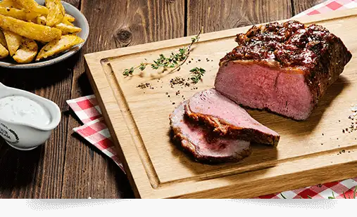 Gelacktes Roastbeef