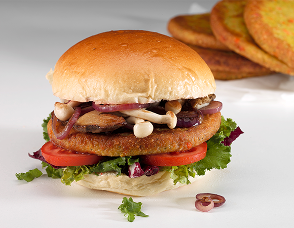 Falafel-Karotten-Patty – würziges Gemüsepatty mit Kichererbsen 1