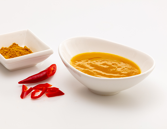 Currysauce Gelb – Fruchtig-würzige Sauce mit Kokosmilch & Mango