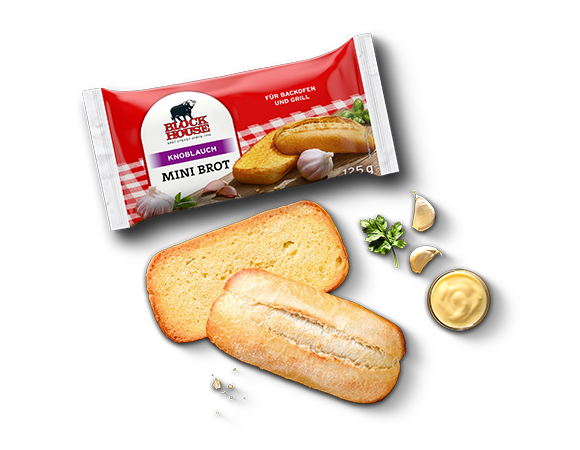 Mini Brot Knoblauch