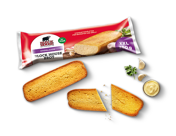 Block House Brot Knoblauch