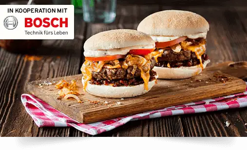 Burger mit Bacon Jam